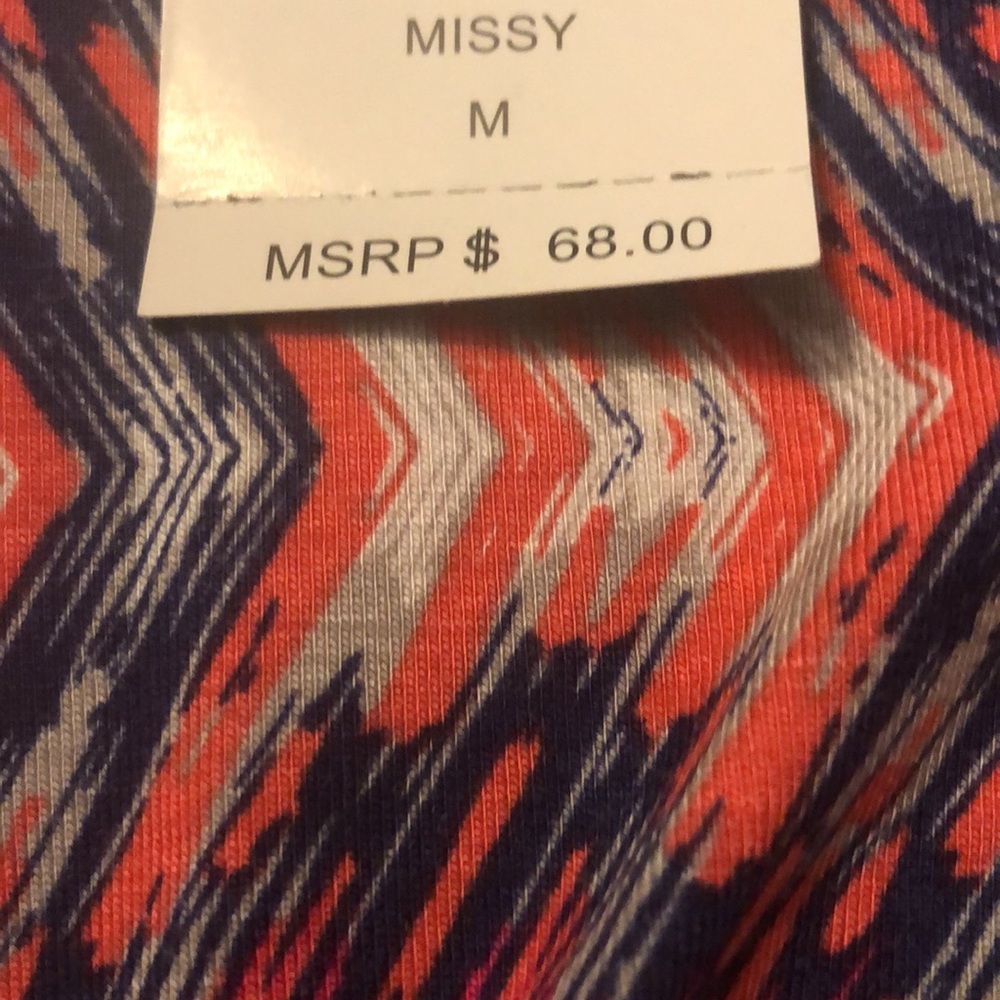 NWT Design History Missy Pink Arrow Print High -Low Maxi Dress - Picture 5 of 5